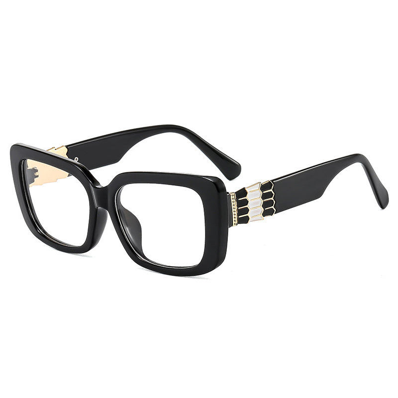 Vintage Rectangle Optical Glasses Women Men Clear Glasses Eyeglasses Frame Prescription Transparent Lens Spectacle Frame Unisex