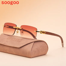 Load image into Gallery viewer, Vintage Rectangle Sunglasses 2022 Trendy Classic Retro Sun Glasses  Luxury Brand Designer Eyewear UV400 Lunettes