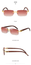 Load image into Gallery viewer, Vintage Rectangle Sunglasses 2022 Trendy Classic Retro Sun Glasses  Luxury Brand Designer Eyewear UV400 Lunettes