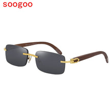 Load image into Gallery viewer, Vintage Rectangle Sunglasses 2022 Trendy Classic Retro Sun Glasses  Luxury Brand Designer Eyewear UV400 Lunettes