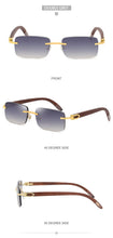Load image into Gallery viewer, Vintage Rectangle Sunglasses 2022 Trendy Classic Retro Sun Glasses  Luxury Brand Designer Eyewear UV400 Lunettes