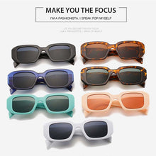 Carica l'immagine nel visualizzatore di Gallery, Vintage Rectangle Sunglasses For Women Men Design Retro Sun Glasses Female Lady Eyeglass Cat Eye Casual Goggles