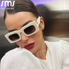 Load image into Gallery viewer, Vintage Rectangle Sunglasses Women Brand Designer Sun Glasses Men UV400 Driving Punk Rectangular Shades Eyewear