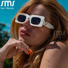 Load image into Gallery viewer, Vintage Rectangle Sunglasses Women Brand Designer Sun Glasses Men UV400 Driving Punk Rectangular Shades Eyewear