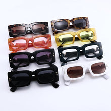 Load image into Gallery viewer, Vintage Rectangle Sunglasses Women Brand Designer Sun Glasses Men UV400 Driving Punk Rectangular Shades Eyewear