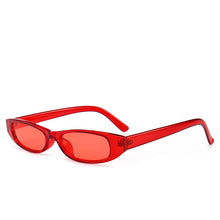 Load image into Gallery viewer, Vintage Rectangle Sunglasses Women Cat Eye Designer Ladies Small Frame Black Red Sun Glasses Brand Retro Skinny Eyewear