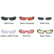 Load image into Gallery viewer, Vintage Rectangle Sunglasses Women  Brand Designer Sun Glasses Retro Small Red Ladies Sunglass Black Eyewear Oculos De Sol
