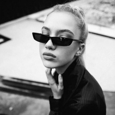 Vintage Rectangle Sunglasses Women  Brand Designer Sun Glasses Retro Small Red Ladies Sunglass Black Eyewear Oculos De Sol