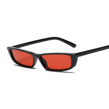 Load image into Gallery viewer, Vintage Rectangle Sunglasses Women  Brand Designer Sun Glasses Retro Small Red Ladies Sunglass Black Eyewear Oculos De Sol