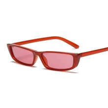 Load image into Gallery viewer, Vintage Rectangle Sunglasses Women  Brand Designer Sun Glasses Retro Small Red Ladies Sunglass Black Eyewear Oculos De Sol