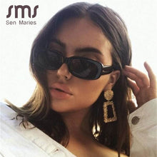 Carica l'immagine nel visualizzatore di Gallery, Vintage Rectangular Sunglasses Men Black Leopard Summer Male Sun Glasses For women Square Glasses Female Small Sunglasses UV400