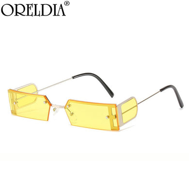 Vintage Rectangular Sunglasses Women Punk Sun Glasses Colorful Lens Shades Eyewear Lady  Brand Designer Eyeglasses UV400