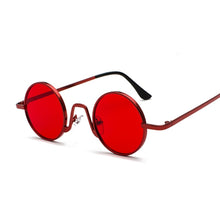 Load image into Gallery viewer, Vintage Red Round Sunglasses Women Men Fashion Brand Designer Sun Glasses Female Male Retro Small Frame Circle Hip Hop Oculos