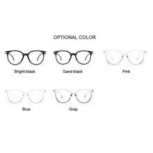 Load image into Gallery viewer, Vintage Retro Metal Frame Clear Lens Optical Glasses Harry Eyewear Eyeglasses Black Small Cat Eye Circle Eye Glasses