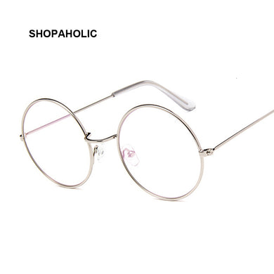 Vintage Retro Metal Frame Clear Lens Optical Glasses Harry Eyewear Eyeglasses Black Small Round Circle Eye Glasses