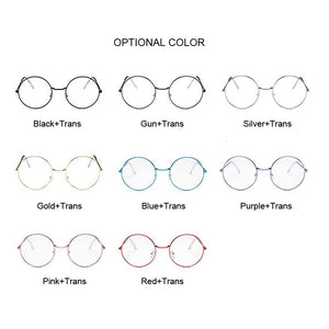 Vintage Retro Metal Frame Clear Lens Optical Glasses  Harry Eyewear Eyeglasses Black Small Round Circle Eye Glasses