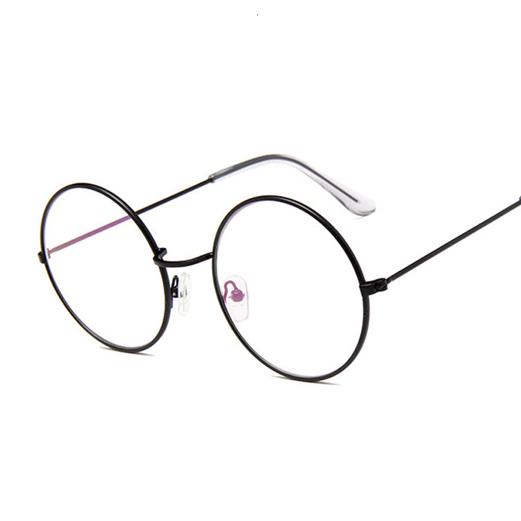 Vintage Retro Metal Frame Clear Lens Optical Glasses Harry Eyewear Eyeglasses Black Small Round Circle Eye Glasses