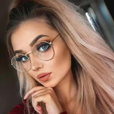 Vintage Retro Metal Frame Clear Lens Optical Glasses Harry Eyewear Eyeglasses Black Small Round Circle Eye Glasses