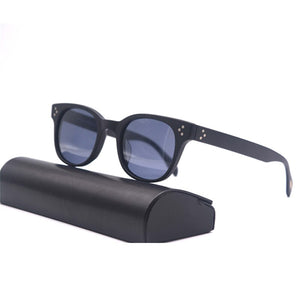 Vintage Retro Oval Sunglasses Men Polarized Acetate Eyeglasses Tony Stark Sun Glasses Driving Eyewear Classic Iron Man Glasses