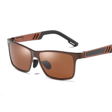 Carica l'immagine nel visualizzatore di Gallery, Vintage Retro Sunglasses Men Polarized Classic Pilot Sun Glasses For Men Driving UV400 Square Male Lunette De Soleil