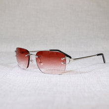 Load image into Gallery viewer, Vintage Rimless C Wire Sunglasses Men Eyewear Clear Glasses Women Oval Eyeglasses for Outdoor Metal Frame Oculos Gafas