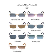 Load image into Gallery viewer, Vintage Rimless Rectangle Sunglasses Vogue Classic Retro Business Sunglasses  Brand Designer Eyewear Brillen