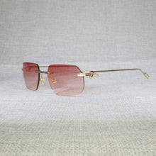 Load image into Gallery viewer, Vintage Rimless Square Sunglasses Men Oculos  Lens Shape Shade Metal Frame Clear Glasses for Reading Gafas Women Outdoor 1130