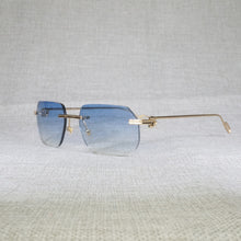 Load image into Gallery viewer, Vintage Rimless Square Sunglasses Men Oculos  Lens Shape Shade Metal Frame Clear Glasses for Reading Gafas Women Outdoor 1130