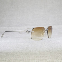 Load image into Gallery viewer, Vintage Rimless Square Sunglasses Men Oculos  Lens Shape Shade Metal Frame Clear Glasses for Reading Gafas Women Outdoor 1130