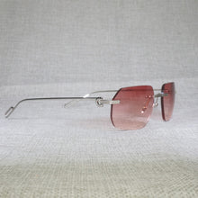 Load image into Gallery viewer, Vintage Rimless Square Sunglasses Men Oculos  Lens Shape Shade Metal Frame Clear Glasses for Reading Gafas Women Outdoor 1130