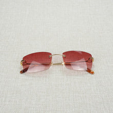 Load image into Gallery viewer, Vintage Rimless Square Sunglasses Men Oval Clear Glasses Frame Women Eyeglasses Shades Oculos Gafas for Driving Fishing 011