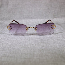Load image into Gallery viewer, Vintage Rimless Sunglasses Men Metal Frame Clear Glasses Frame Square Shades for Women Summer Club Oculos Eyewear