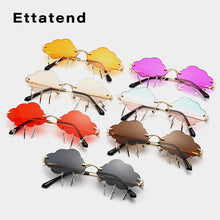 Load image into Gallery viewer, Vintage Rimless Sunglasses Women 2023 Clouds Steampunk Sunglasses Men Frameless Glasses Lightning Pendant Shades UV400 Oculos