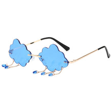Load image into Gallery viewer, Vintage Rimless Sunglasses Women 2023 Clouds Steampunk Sunglasses Men Frameless Glasses Lightning Pendant Shades UV400 Oculos