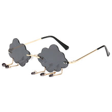 Load image into Gallery viewer, Vintage Rimless Sunglasses Women 2023 Clouds Steampunk Sunglasses Men Frameless Glasses Lightning Pendant Shades UV400 Oculos