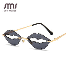 Load image into Gallery viewer, Vintage Rimless Sunglasses Women Men  Lip Shape Glasses Steampunk Sun Glasses Shades Glasses UV400 Oculos Men