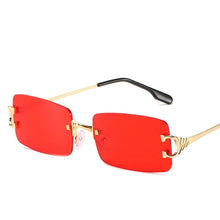 Load image into Gallery viewer, Vintage Rimless Sunglasses Women Men Retro Brand Designer Sun Glasses Female Male Rectangle Eyewear UV400 Oculos De Sol