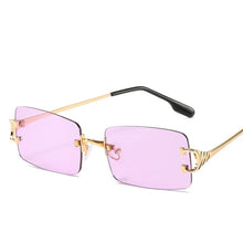 Load image into Gallery viewer, Vintage Rimless Sunglasses Women Men Retro Brand Designer Sun Glasses Female Male Rectangle Eyewear UV400 Oculos De Sol