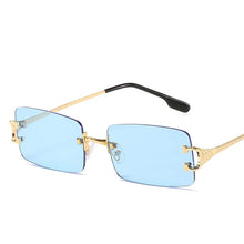 Load image into Gallery viewer, Vintage Rimless Sunglasses Women Men Retro Brand Designer Sun Glasses Female Male Rectangle Eyewear UV400 Oculos De Sol