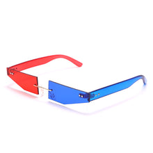 Load image into Gallery viewer, Vintage Rimless Sunglasses Women Men Retro Sun Glasses Women Punk Eyeglasses Steampunk Shades Eyewear Blue Red Personality UV400