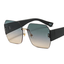 Load image into Gallery viewer, Vintage Rimless Sunglasses Women Men Retro Sun Glasses Women Square Eyeglasses Oversized Shades Eyewear Small Shades UV400