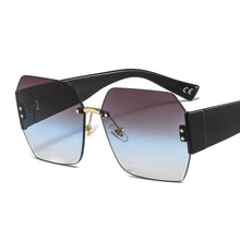 Load image into Gallery viewer, Vintage Rimless Sunglasses Women Men Retro Sun Glasses Women Square Eyeglasses Oversized Shades Eyewear Small Shades UV400