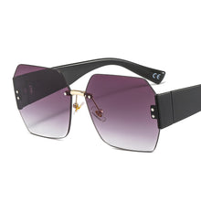 Load image into Gallery viewer, Vintage Rimless Sunglasses Women Men Retro Sun Glasses Women Square Eyeglasses Oversized Shades Eyewear Small Shades UV400