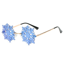 Load image into Gallery viewer, Vintage Rimless Sunglasses Women Men Snowflake Shape Retro Brand Designer Sun Glasses Female Male Eyewear Round Oculos De Sol