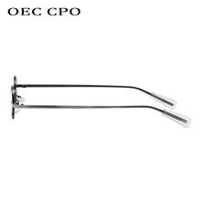 Load image into Gallery viewer, Vintage Rock Punk Man Sunglasses Classic Small Round Sunglasses Women Wide Bridge Metal Frame Black lens Eyewear Driving очки