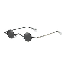 Load image into Gallery viewer, Vintage Rock Punk Man Sunglasses Classic Small Round Sunglasses Women Wide Bridge Metal Frame Black lens Eyewear Driving очки