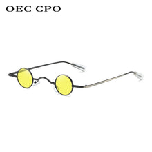 Load image into Gallery viewer, Vintage Rock Punk Man Sunglasses Classic Small Round Sunglasses Women Wide Bridge Metal Frame Black lens Eyewear Driving очки