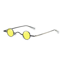 Load image into Gallery viewer, Vintage Rock Punk Man Sunglasses Classic Small Round Sunglasses Women Wide Bridge Metal Frame Black lens Eyewear Driving очки