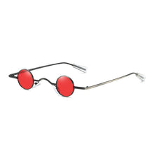 Load image into Gallery viewer, Vintage Rock Punk Man Sunglasses Classic Small Round Sunglasses Women Wide Bridge Metal Frame Black lens Eyewear Driving очки