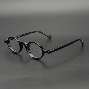 Vintage Round Acetate Handmade Small Glasses Frame Men Women Prescription Myopia Optical Eyeglasses Frame John Lennon Eyewe